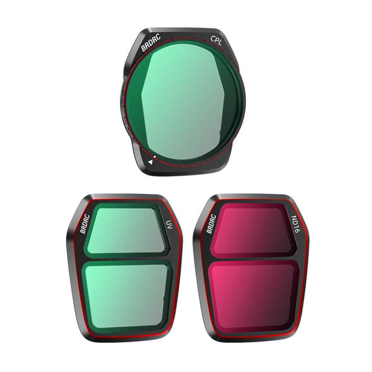 For DJI Air 3S BRDRC Camera Lens Filter, UV, CPL, ND8, ND16, ND32, ND64, NIGHT, 3 in 1 CPL UV ND16, 4 in 1 CPL ND16-64, 6 in 1 ND8-64 UV CPL For DJI Air 3S BRDRC Camera Lens Filter, UV, CPL, ND8, ND16, ND32, ND64, NIGHT, 3 in 1 CPL UV ND16, 4 in 1 CPL ND16-64, 6 in 1 ND8-64 UV CPL